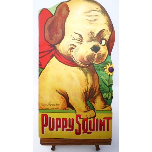 Antique 1918 "Puppy Squint" #041 Charles E. Graham Co. N.Y. Children Book - Picture 2 of 7